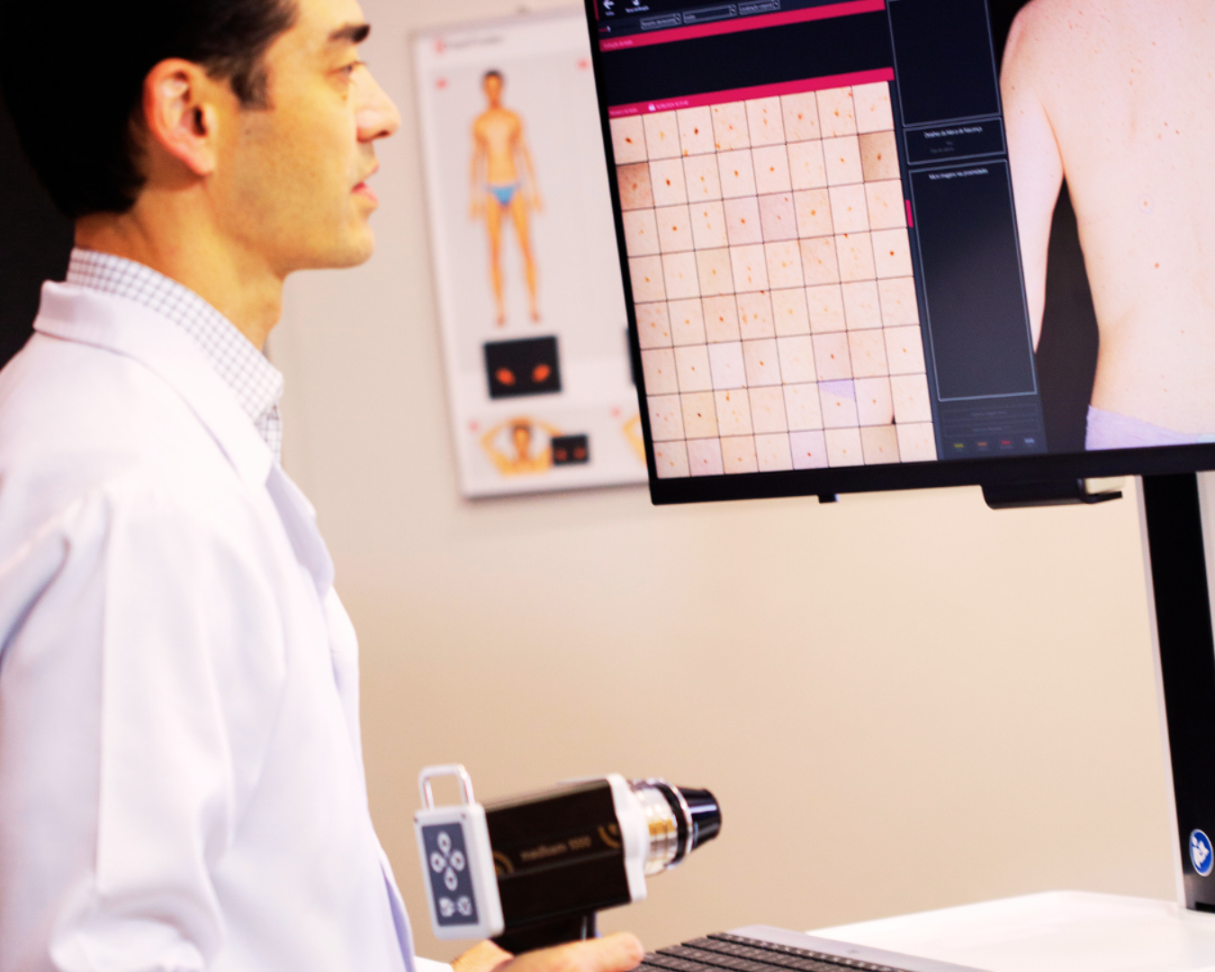 Dermatoscopia digital para detectar melanoma em Curitiba com Dr. Guilherme Gadens